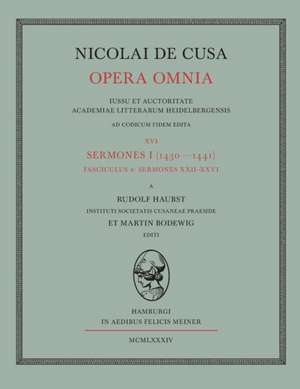 Nicolai de Cusa Opera omnia de Nikolaus Von Kues