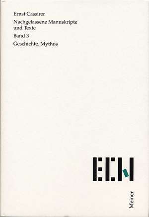 Geschichte. Mythos de Klaus Christian Köhnke