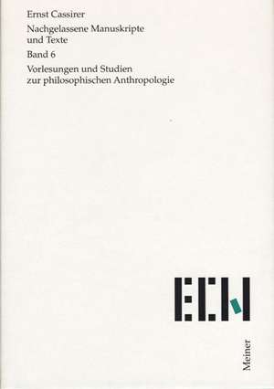 Zur philosophischen Anthropologie de Ernst Cassirer