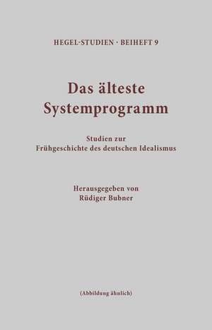 Das älteste Systemprogramm de Rüdiger Bubner