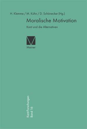 Moralische Motivation de Heiner F. Klemme