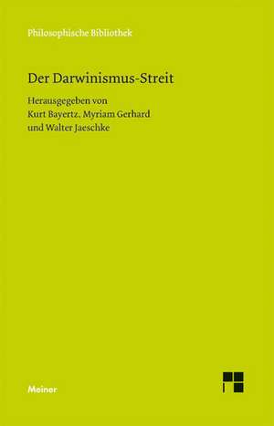 Der Darwinismus-Streit de Kurt Bayertz