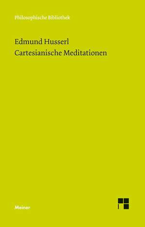 Cartesianische Meditationen de Edmund Husserl