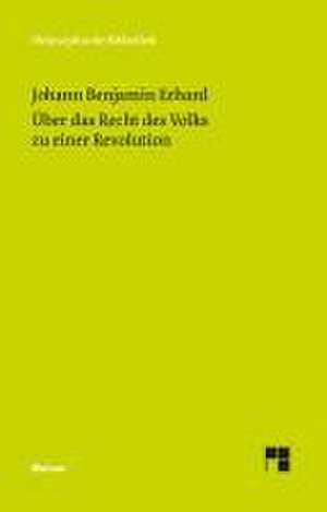 Über das Recht des Volks zu einer Revolution de Johann Benjamin Erhard