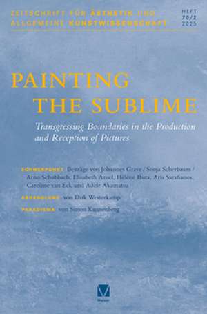 Painting the Sublime de Reinhold Schmücker