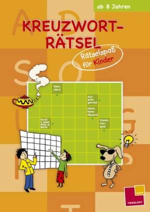 Kreuzworträtsel: Rätselspaß für Kinder (orange)