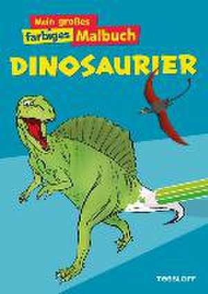 Mein großes farbiges Malbuch Dinosaurier. Ab 7 Jahren de Silke Neubert