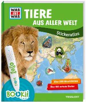 BOOKii® WAS IST WAS Stickeratlas Tiere aus aller Welt de Sebastian Haßler