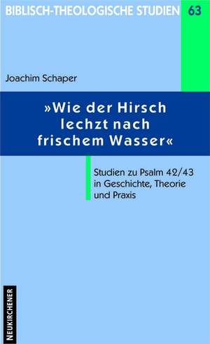 "Wie der Hirsch lechzt nach frischem Wasser ..." de Joachim Schaper