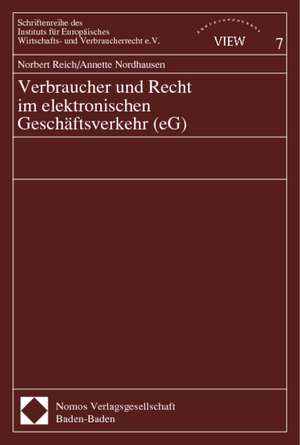 Verbraucher und Recht im elektronischen Geschäftsverkehr (eG) de Norbert Reich