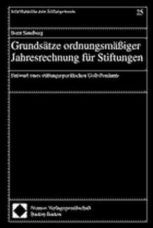 Grundsätze ordnungsmäßiger Jahresrechnung für Stiftungen de Berit Sandberg