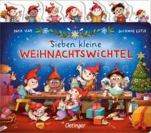 Sieben kleine Weihnachtswichtel de Susanne Lütje