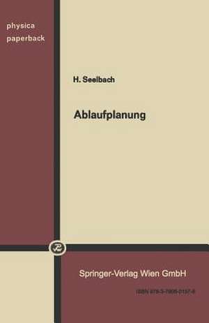 Ablaufplanung de H. Seelbach