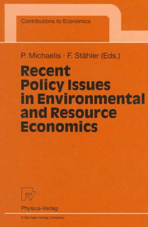 Recent Policy Issues in Environmental and Resource Economics de Peter Michaelis