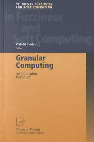 Granular Computing: An Emerging Paradigm de Witold Pedrycz