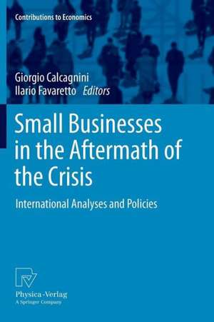 Small Businesses in the Aftermath of the Crisis: International Analyses and Policies de Giorgio Calcagnini