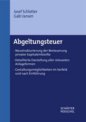 Abgeltungsteuer de Josef Schlotter