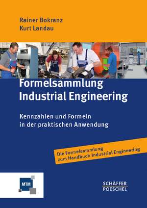 Formelsammlung Industrial Engineering de Rainer Bokranz