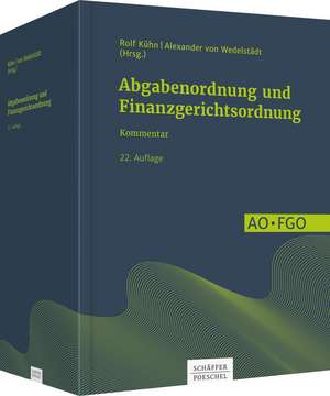 Abgabenordnung und Finanzgerichtsordnung de Roberto Bartone