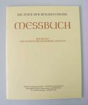 Messbuch / Hochgebet für Messen für besondere Anliegen