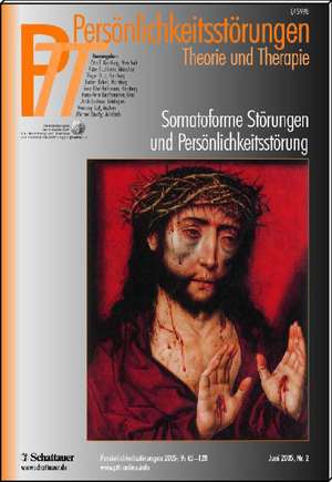 Persönlichkeitsstörungen PTT / Somatoforme Störungen und Persönlichkeitsstörungen de Otto F. Kernberg