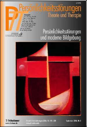 Persönlichkeitsstörungen PTT / Persönlichkeitsstörungen und moderne Bildgebung de Otto F. Kernberg