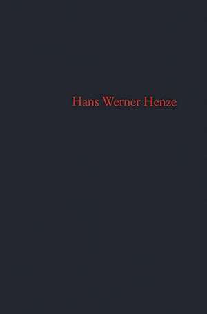 Hans Werner Henze