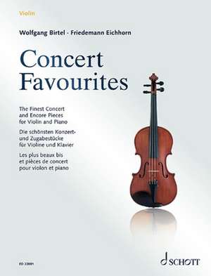 Concert Favourites de Wolfgang Birtel