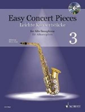 Easy Concert Pieces Band 3. Alt-Saxophon und Klavier. Ausgabe mit CD de Ulrich Junk