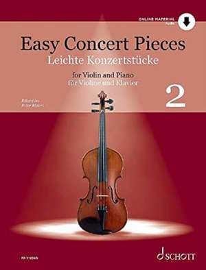 Leichte Konzertstücke - Easy Concert Pieces für Violine und Klavier de Peter Mohrs