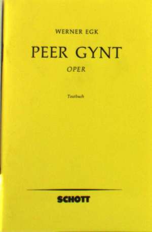 Peer Gynt de Werner Egk