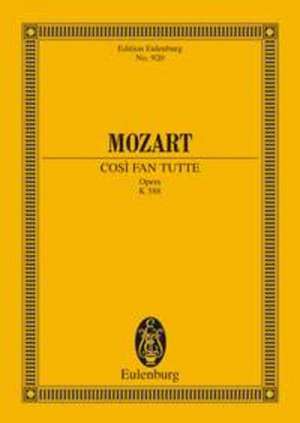 Così fan tutte de Wolfgang Amadeus Mozart