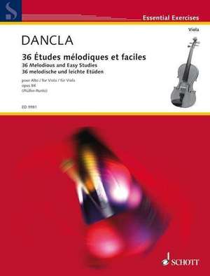 36 Etudes mélodiques et faciles de Charles Dancla