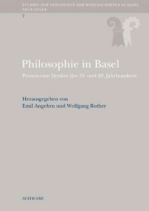 Philosophie in Basel de Emil Angehrn