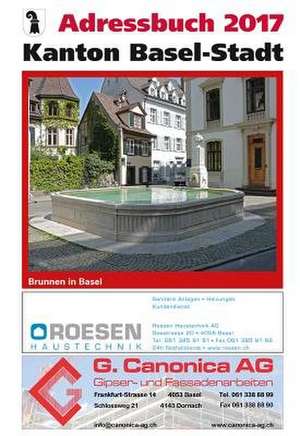 Basler Adressbuch 2017 de Schwabe Basel