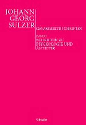 Schriften zu Psychologie und Ästhetik de Elisabeth Décultot