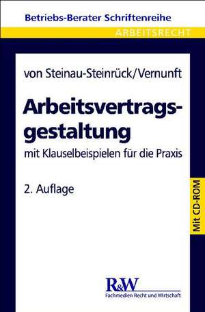 Arbeitsvertragsgestaltung de Robert von Steinau-Steinrück