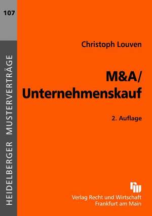 M & A / Unternehmenskauf de Christoph Louven