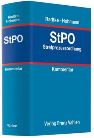 StPO Strafprozessordnung de Henning Radtke