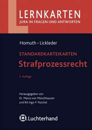 Strafprozessrecht de Andreas Homuth