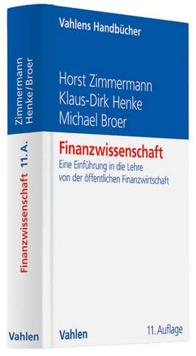 Finanzwissenschaft de Horst Zimmermann