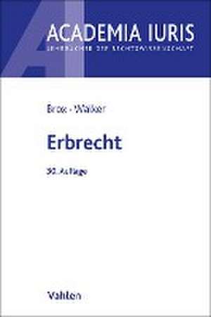 Erbrecht de Hans Brox