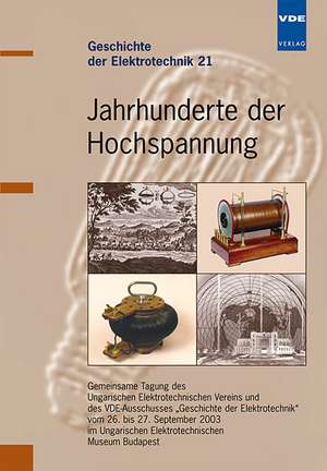 Geschichte der Elektrotechnik 21 - Jahrhunderte der Hochspannung de Horst A. Wessel