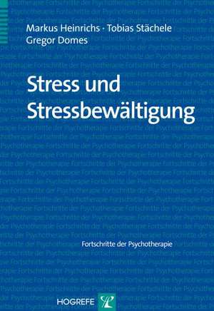 Stress und Stressbewältigung de Markus Heinrichs