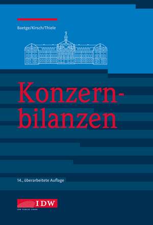 Konzernbilanzen de Jörg Baetge