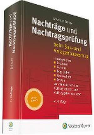 Nachträge und Nachtragsprüfung de Matthias Drittler