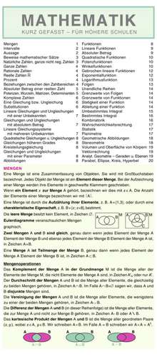 Mathematik: Kurz gefasst - Für höhere Schulen. de Jaroslav Zhouf