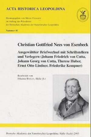 Christian Gottfried Nees von Esenbeck de Johanna Bohley