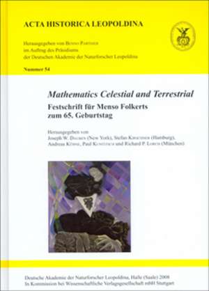 Mathematics Celestial and Terrestrial de Benno Parthier