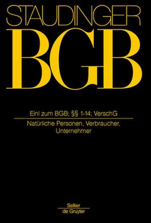 Einleitung Zum Bgb; 1-14; Verschg de Heinrich Honsell